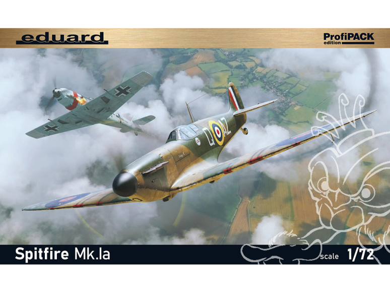 EDUARD maquette avion 70202 Spitfire Mk.Ia ProfiPack Edition 1/72