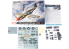 EDUARD maquette avion 932012 P-51B/C Mustang verrière Birdcage Hybrid Brassin 1/32