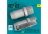 ResKit RSU32-0259 Tuyères d'échappement ouvertes pour F-15E Strike Eagle version tardive, F100-PW-229 kits Tamiya 1/32