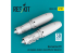 ResKit RSU32-0222 Moteurs à réaction du Horten Ho 229 : Junkers Jumo 004 2 unités pour TaKom 1/32