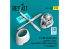 ResKit RSU32-0263 Hélice (1 pièce), moteur(P&amp;W R-2800 et capot moteur pour P-47M Thunderbolt kit Hasegawa 1/32
