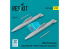 ResKit RSU32-0245 Réservoirs de carburant sous voilure PTB-1150 pour MiG-29 Fulcrum, avec pylônes lot de 2, impression 3D 1/32
