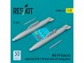 ResKit RSU32-0245 Réservoirs de carburant sous voilure PTB-1150 pour MiG-29 Fulcrum, avec pylônes lot de 2, impression 3D 1/32