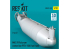 ResKit RSU32-0242 Réservoir de carburant PTB-1500 pour MiG-29 Fulcrum 1 pièce Impression 3D 1/32