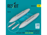 ResKit RSU32-0247 Réservoirs de carburant externes 1000 l F-14 Tomcat early and late avec pylônes Lot de 2 Impression 3D 1/32