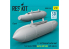 ResKit RSU32-0247 Réservoirs de carburant externes 1000 l F-14 Tomcat early and late avec pylônes Lot de 2 Impression 3D 1/32