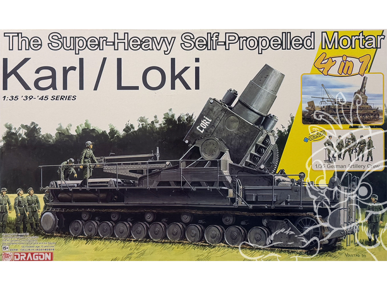 DRAGON maquette militaire 6946 Karl / Lodi Mortier Automoteur super-lourd 1/35