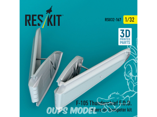 ResKit RSU32-0167 Cache-flammes F.O.D. pour maquette Trumpeter du F-105 Thunderchief impression 3D 1/32