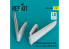 ResKit RSU32-0166 Cache-flammes F.O.D. pour maquette Reskitdu F-105 Thunderchief impression 3D 1/32