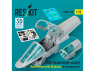 ResKit RSU32-0198 Cockpit de F-105D Thunderchief édition standard décalcomanies 3D incluses pour la maquette Trumpeter 1/32
