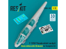 ResKit RSU32-0200 Cockpit de F-105G Thunderchief Édition standard décalcomanies 3D incluses kit Trumpeter 1/32
