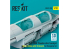 ResKit RSU32-0200 Cockpit de F-105G Thunderchief Édition standard décalcomanies 3D incluses kit Trumpeter 1/32