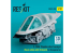 ResKit RSU32-0200 Cockpit de F-105G Thunderchief Édition standard décalcomanies 3D incluses kit Trumpeter 1/32
