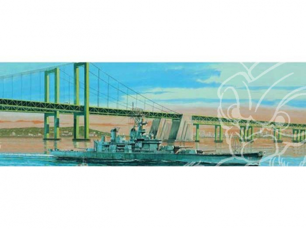 Trumpeter maquette bateau 05702 CUIRASSE U.S. BB-62 NEW JERSEY 1/700