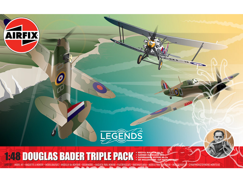Airfix maquette avion A40101 Légendes Douglas Bader Coffret de 3 1/48