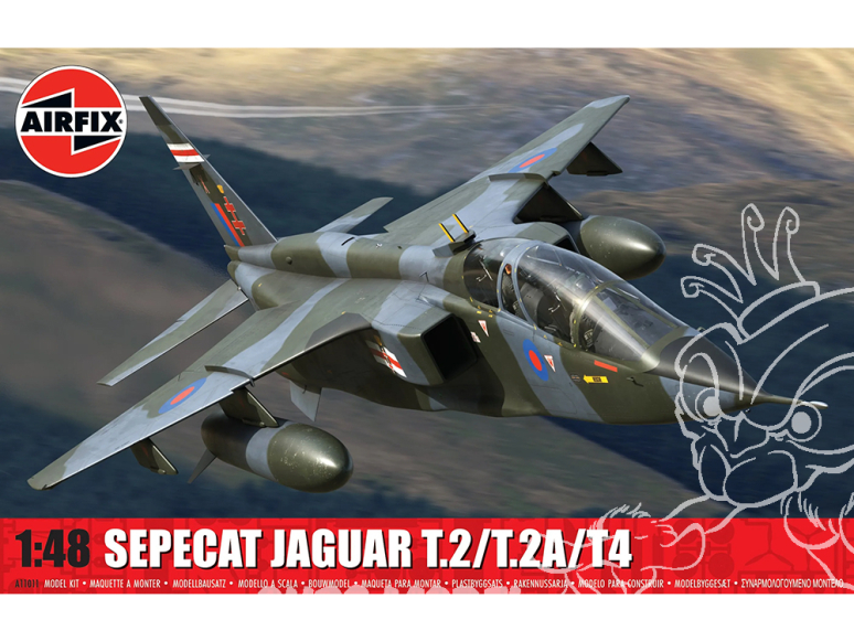 Airfix maquette avion A11011 SEPECAT Jaguar T.2 & T.4 1/48