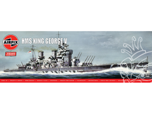 AIRFIX maquette A06205V HMS King George V (41) 1/600
