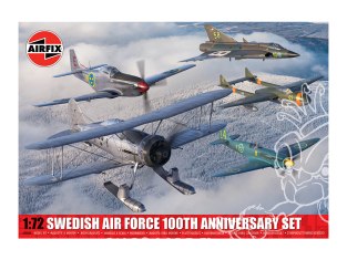 Airfix maquette avion A40004 Coffret du centenaire de l'Armée de l'air suédoise 1/72