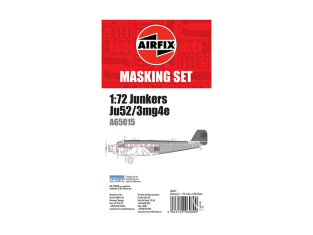 AIRFIX maquettes avion A65015 Masque peinture pour Junkers Ju52/3mg4e 1/72