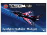 Airfix maquette avion j6059 Eurofighter Typhoon Blackjack Quick Build en briquettes
