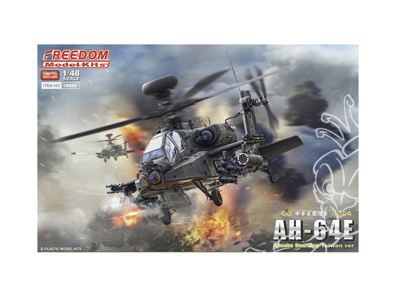 Freedom Compact series 18026 AH-64E ROCA Apache Guardian Taiwan ver 1/48