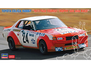 Hasegawa maquette voiture 20816 Toyota Celica 1600GT Course des 500 miles du Fuji Tourist Trophy 1973 1/24