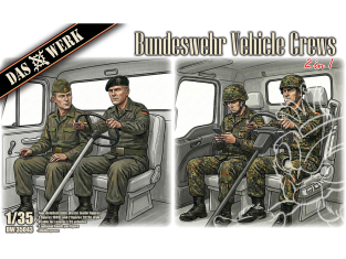 DAS WERK Figurine DW35043 Équipages de véhicules de la Bundeswehr 1/35