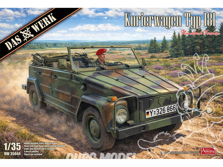 DAS WERK maquette militaire DW35044 Kurierwagen Typ 181 Standard 1/35