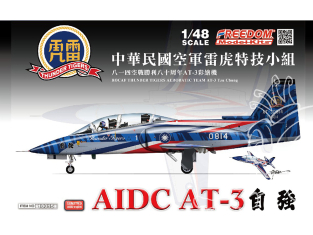 Freedom maquette avion 18015 AT-3 ROCAF Thunder Tiger Aerobatic Team At-3 "Tzu Chung" 1/48