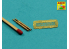 Aber A24004 set de 2 futs de Oerlikon 20mm MG FF 1/24