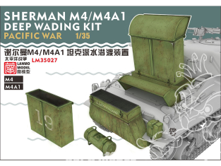 Lanmo Model maquette militaire LM35027 Kit de gué profond pour char M4/M4A1 Sherman de l'US Army (Théâtre du Pacifique WWII)1/35