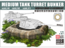 Lanmo Model maquette militaire LM35016 Bunker en béton pour tourelle char moyen allemand de la Seconde Guerre mondiale 1/35