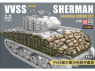 Lanmo Model maquette militaire LM35035 Kit de blindage en sacs de sable VVSS Sherman WWII 1/35