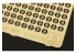 Brengun accessoire diorama BRS144118 Points d'attache (type étoile) Porte-avions américain 1/144