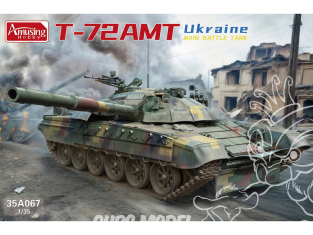Amusing maquette militaire 35A067 T-72 AMT Ukraine 1/35