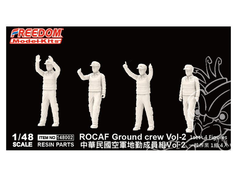 Freedom maquette avion 148002 Equipage au sol ROCAF Vol.2 1/48