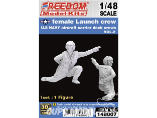 Freedom maquette avion 148007 Personnel de pont femme US Navy Vol.2 1/48