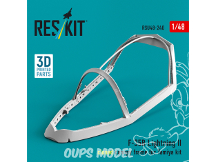 ResKit amelioration RSU48-0240 Cadre de verrière fermée pour F-35B Lightning II kit Tamiya Impression 3D 1/48
