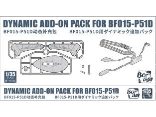 Border model maquette avion BF-015E Kit dynamique pour P-51D BF-015 1/35