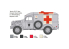 Italeri maquette militaire 90226 DODGE WC-54 Ambulance 1/35
