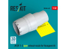 ResKit kits d'amelioration avion RSU48-0631 Tuyère d'éjection ouverte pour JASDF F-2 Kit Hasegawa 1/48