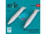 ResKit RSU72-0568 Réservoirs de carburant sous les ailes du Su-25 Frogfoot PTB-800 2 pièces imprimée en 3D 1/72