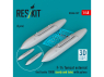 ResKit RSU48-0597 Réservoirs de carburant externes F-14 Tomcat 1000l early et late avec pylônes 2p imprimée en 3D 1/48