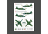 ResKit RSB48-0005 Su-25 Frogfoot Clover BLEU 01 04 10 22 33 ukrainiennes Décalcomanies principales avec pochoirs 1/48