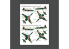 ResKit RSB48-0008 Décalcomanies marquages ​​techniques Su-25 Frogfoot ukrainienne motifs géométriques num 17 33 01 02 1/48