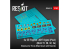 ResKit RSB48-0010 Su-25 Frogfoot Marquages stencils ukrainienne camouflage numérique/pixel LIGHT numéros BLUE 19 20 32 36 1/48