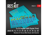ResKit RSB48-0011 Su-25 Frogfoot DARK Digital BLEU 09 15 17 21 29 30 31 37 39 46 49 ukrainiennes Décalcomanies pochoirs 1/48