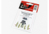 Red Fox Studio Tableaux de bord 3D avion RFQS-32005-2 Messerschmitt Bf 109E-3 Dragon / Hobby 2000 1/32