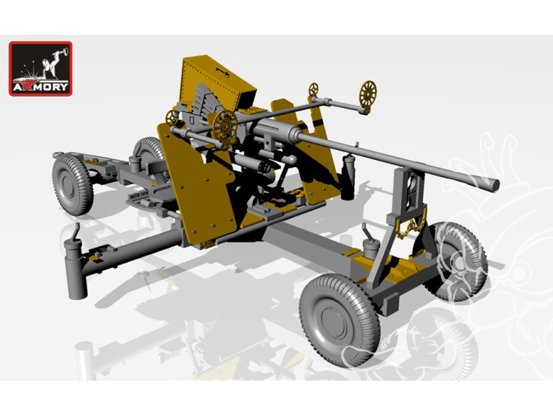 Armory Models kit d'amélioration militaire PE7260 40mm Bofors AA canon automatique set de superdétails 1/72