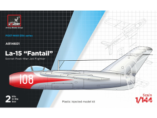 Armory Models maquette avion AR14601 Lavotchkine La-15 Fantail Soviétique 1/144